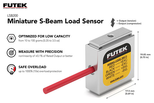 FUTEK LSB200 微型力传感器